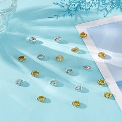 120 шт. 2 цвета тибетский стиль сплав европейские бусины&nbsp;FIND-LP0002-07