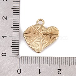 合金エナメルチャーム  ゴールドカラー  ナザールボンジュウのチャーム入りハート  ブルー  18x18x3mm  穴：2mm&nbsp;ENAM-Z012-01F-01G