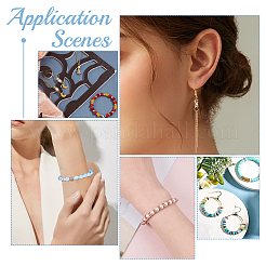 100шт 2 цвета латунные дистанционные бусины&nbsp;KK-PH0003-53