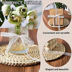 Отделочные ленты из полиэфирного кружева&nbsp;OCOR-WH20050-028A