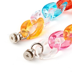 Акриловая цепочка для телефона с цепочкой HJEW-JM00504-04