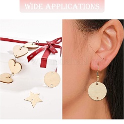 180 шт. 3 стиля неокрашенных необработанных деревянных звеньев&nbsp;WOOD-CJ0002-24