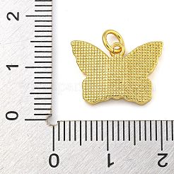 Латунные подвески с ракушками и соединительными кольцами KK-D534-01G