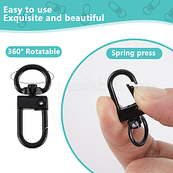 36 шт. поворотные застежки из окрашенного в духовом шкафу сплава&nbsp;FIND-CP0002-88