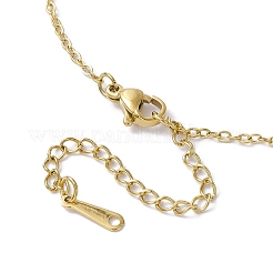 Колье с подвеской из сплава эмали NJEW-JN04584