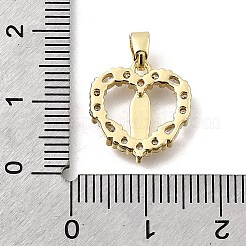 Латунные микро проложить кубического циркония подвески&nbsp;KK-P336-01A-G