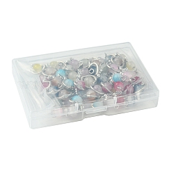 40 шт. подвески в виде ангела из стекла 8 цветов. с фурнитурой из сплава PALLOY-FS00027