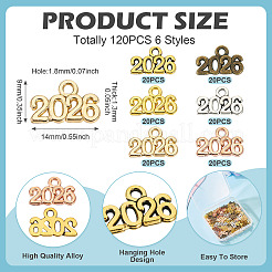 Подвески из сплава 120шт 6 цветов&nbsp;FIND-TA0006-34