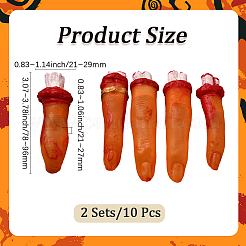 10шт пластиковое украшение для ухода за ногтями&nbsp;FEPA-GF0001-05B