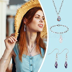 72шт 12 стильные стеклянные подвески PALLOY-GA00047