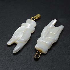 Подвески из раковины&nbsp;X-SSHEL-E564-02G