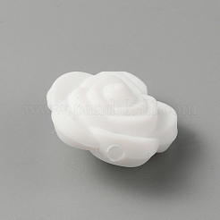 Perle di silicone ecologiche per uso alimentare rosa&nbsp;SIL-WH0014-20A