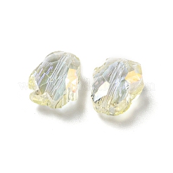 Perles en verre electroplate&nbsp;EGLA-A041-01-FR02