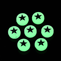 Светящиеся акриловые бусины&nbsp;LS-LACR-N001-004