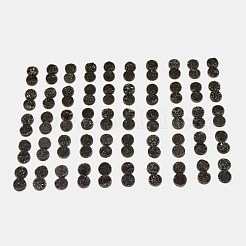 Galvanisieren natürlichen druzy Kristall cabochons&nbsp;G-L047-10mm-03
