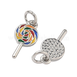 Латунь эмаль подвески&nbsp;KK-B170-19P