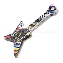 Прозрачные акриловые подвески с принтом OACR-E043-05C