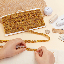 Блестящая плетеная кружевная отделка из полиэстера OCOR-WH0079-24A