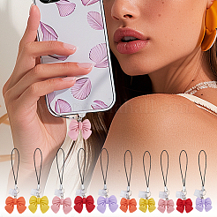 10 шт. резиновые ремешки для мобильного телефона&nbsp;HJEW-OC00075