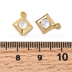 Латунь стекло амулеты KK-P340-08G-03