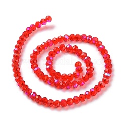 Стеклянные бусины с гальваническим покрытием &nbsp;LS-EGLA-A034-T8mm-L05