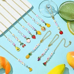 12 шт. подвеска из сплава эмали и акрила&nbsp;HJEW-CJ00055