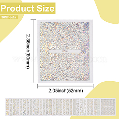 Самоклеящиеся наклейки для ногтей для домашних животных&nbsp;MRMJ-WH20005-15B-06