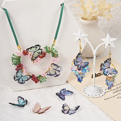 14шт 7 цвета прозрачные подвески из смолы&nbsp;RESI-TA0001-94