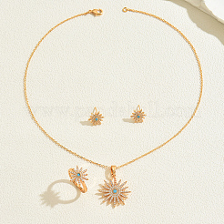 Комплекты из латунных серег-гвоздиков BP3257