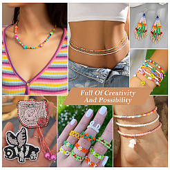 100г 10 цвета 6/0 бисера из непрозрачного стекла&nbsp;SEED-TA0001-05C