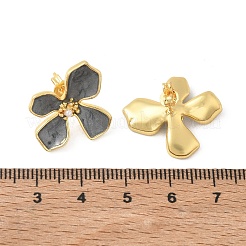 Boucles d'oreilles en laiton émaillé pour femme&nbsp;KK-CBA760A-11G-02