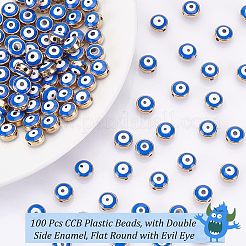 100 pz perline di plastica ccb&nbsp;FIND-NB0003-11B