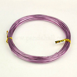 Aluminum Wires, Lilac, 18 Gauge, 1.0mm, 10m/roll