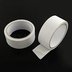 Material escolar oficina dobles cintas adhesivas lados, blanco, 48mm, aproximamente 10 m / rollo, 4 rollos / grupo