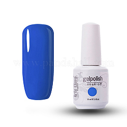 15 ml spezielles Nagelgel, für Nail Art Stempeldruck, Lack Maniküre Starter Kit, Blau, Flasche: 34x80mm
