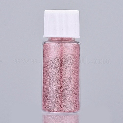 Shiny Laser Glitter Dust Powder, For UV Resin, Epoxy Resin Decorate & Nail Art Craft Jewelry Making, Flamingo, Bottle: 22x57mm, 5g/bottle