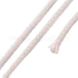 Cordón trenzado de poliéster de 20m para hacer joyas., redondo, encaje antiguo, 2mm, alrededor de 21.87 yarda (20 m) / rollo