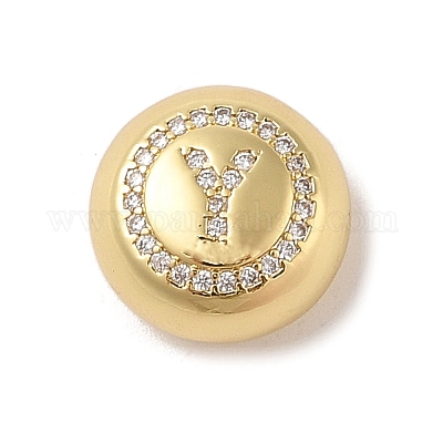 Подвески из латуни и кубического циркония KK-Z047-07G-Y-RS-1