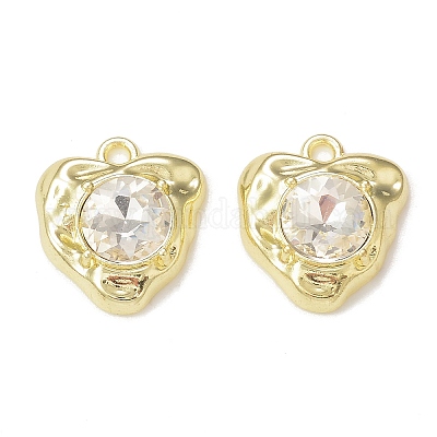 Стеклянные подвески из сплава с покрытием стойки PALLOY-P291-03G-02-1