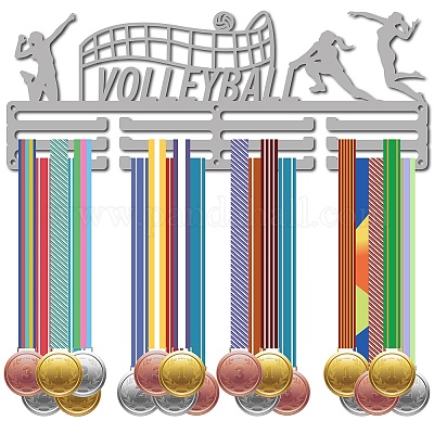Support de mur d'affichage de support de cintre de médaille de fer de mode&nbsp;ODIS-WH0023-078-1