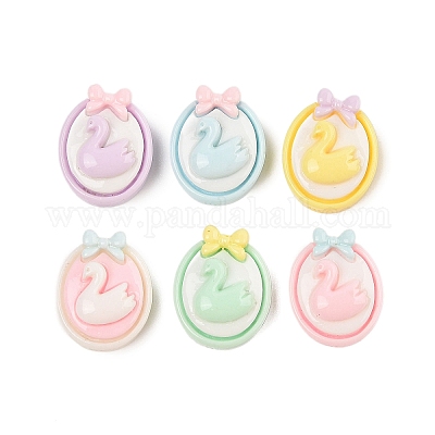 Непрозрачные кабошоны из смолы CRES-M037-08D-1