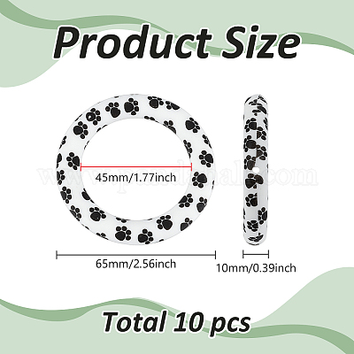 10 шт. подвески из пищевого экологически чистого силикона SIL-ME0001-03-1