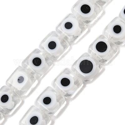 Ручной сглаза бусины бисер нитей LAMP-G166-03B-1