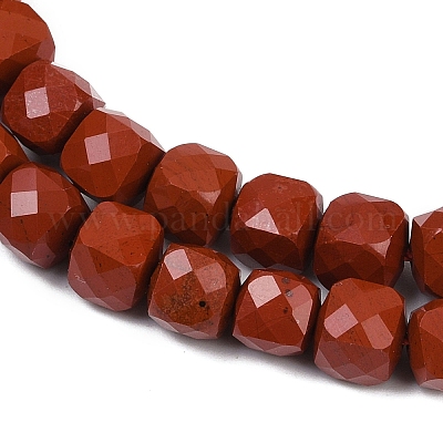 Натуральные красные яшмы бусы пряди G-H078-C34-6mm-1