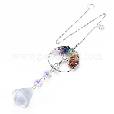 Натуральные смешанные драгоценные камни большие подвески G-N333-009D-1