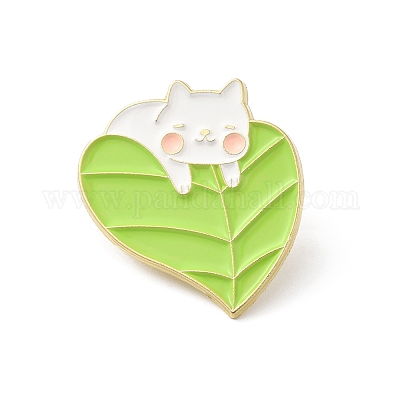 PandaHall Alloy Brooch Pin for Clothes Backpack, Heartbeat, Golden, 27.5x59.5x10mm Alloy Heart