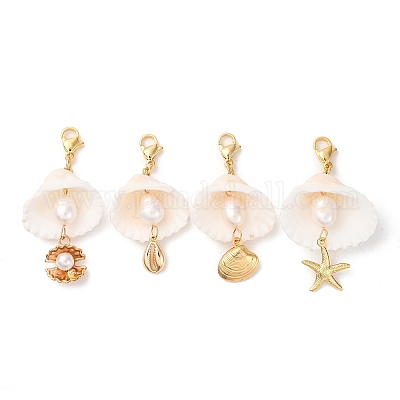 Подвеска в виде ракушки HJEW-TA00344-1