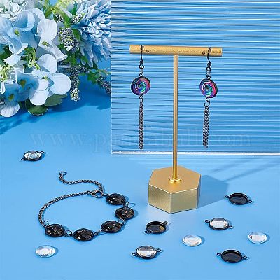 Набор для изготовления плоского круглого купольного соединителя своими руками DIY-UN0003-77B-B-1