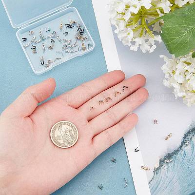 60 шт. 5-х стилевые наконечники из нержавеющей стали 304 с ионным покрытием (IP) STAS-UN0028-36-1