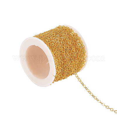 Латунные плоские овальные кабельные цепи CHC-CJ0001-12A-1